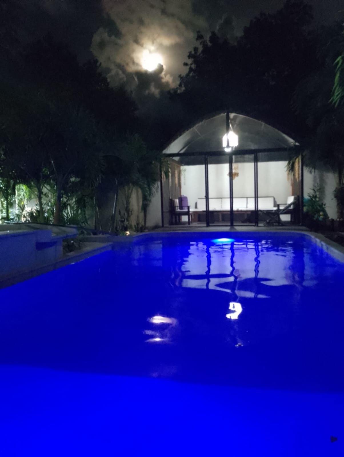 Alberca nocturna